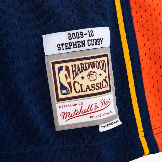 Stephen Curry #30 Golden State Warriors 2009-10 Swingman NBA Jersey Navy view 3