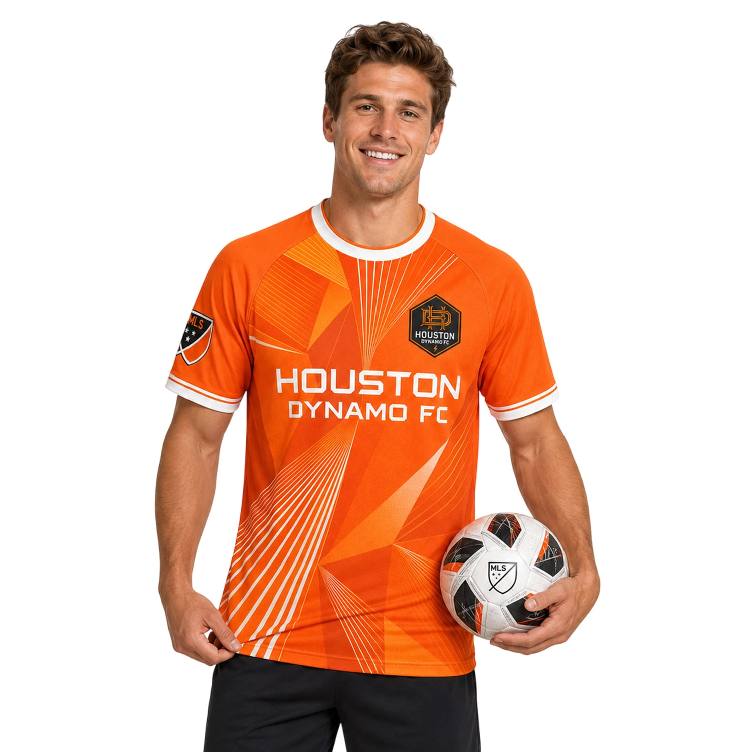 Houston Dynamo FC Jersey Custom – Stunning Line Art