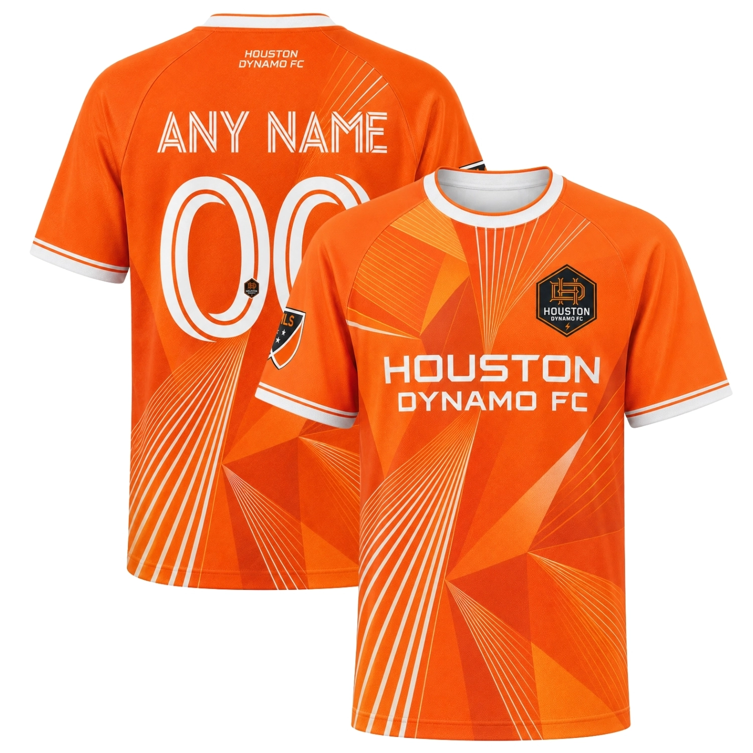 Houston Dynamo FC Jersey Custom – Stunning Line Art