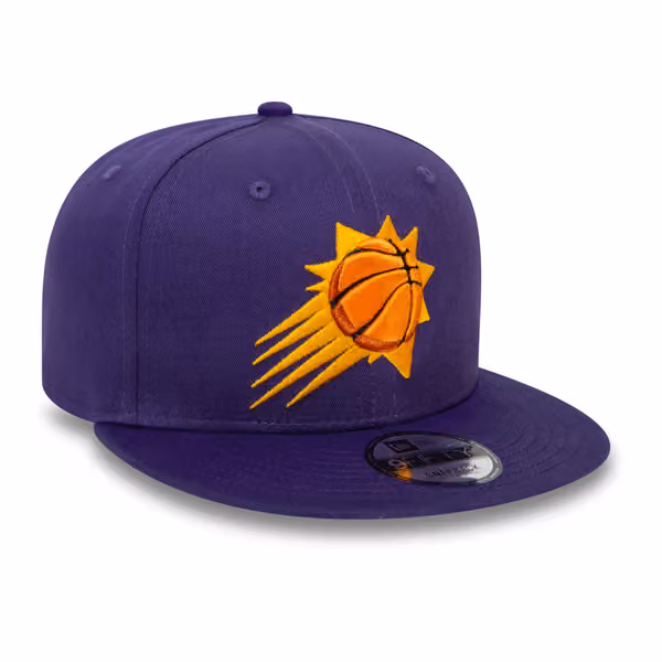 Phoenix Suns Rear Logo New Era 9FIFTY Snapback NBA Cap Purple view 4
