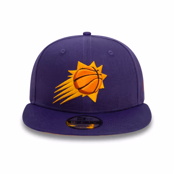 Phoenix Suns Rear Logo New Era 9FIFTY Snapback NBA Cap Purple view 3