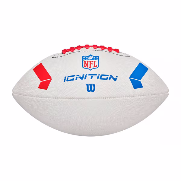 Wilson NFL Ignition Junior Size Football White view 4