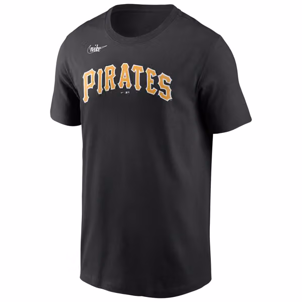 Roberto Clemente #21 Pittsburgh Pirates Nike Cooperstown Player MLB T-Shirt view 2