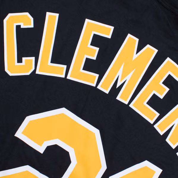 Roberto Clemente #21 Pittsburgh Pirates Nike Cooperstown Player MLB T-Shirt view 4