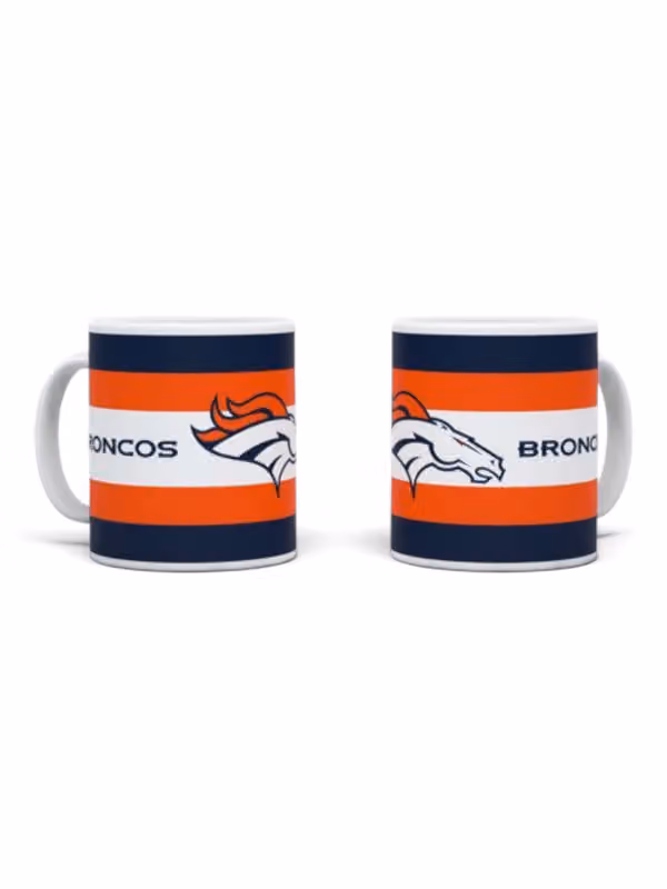 Denver Broncos Stripe Logo NFL Mug (330 ml) view 1