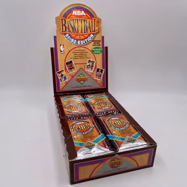 1991/92 Upper Deck Basketball Hobby Vintage NBA Pack view 2