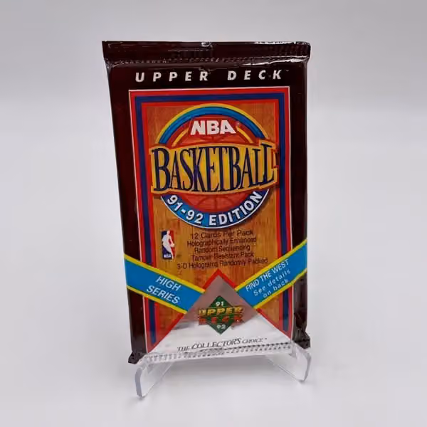 1991/92 Upper Deck Basketball Hobby Vintage NBA Pack view 1