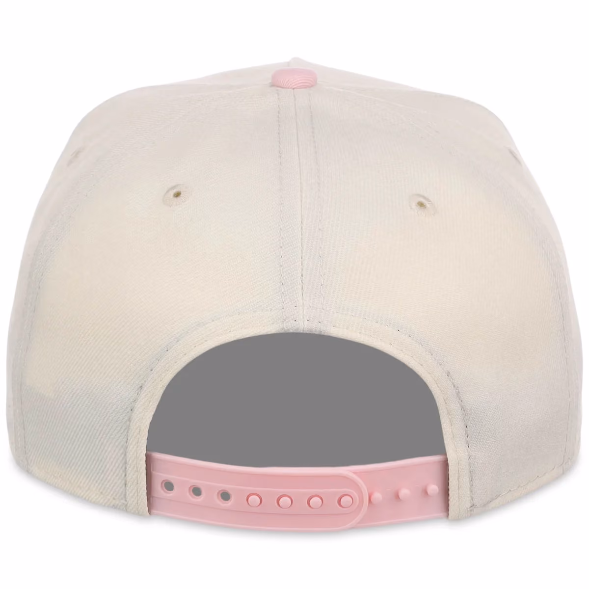 Atlanta Braves MLB Chrome x Pink FASHION CORE New Era 9FORTY A-Frame detail view