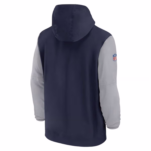 Dallas Cowboys 2024 NFL Sideline Pre-Game Nike Lightweight Player Jacket Navy view 3