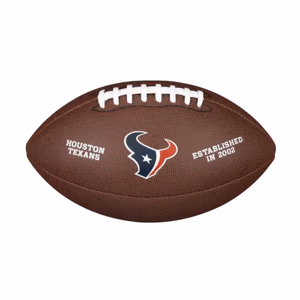 Houston Texans Backyard Wilson Full Size NFL Football view 1