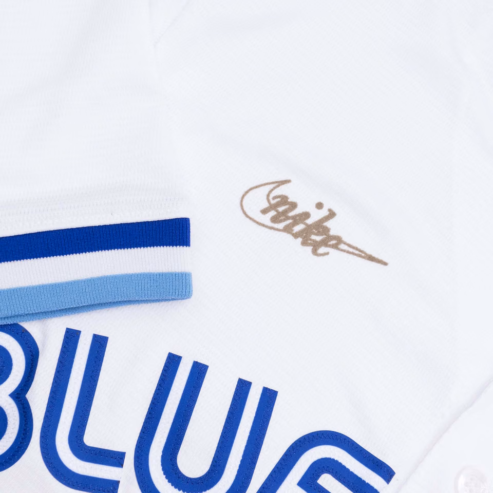 Toronto Blue Jays Cooperstown Collection Nike MLB Jersey White view 4