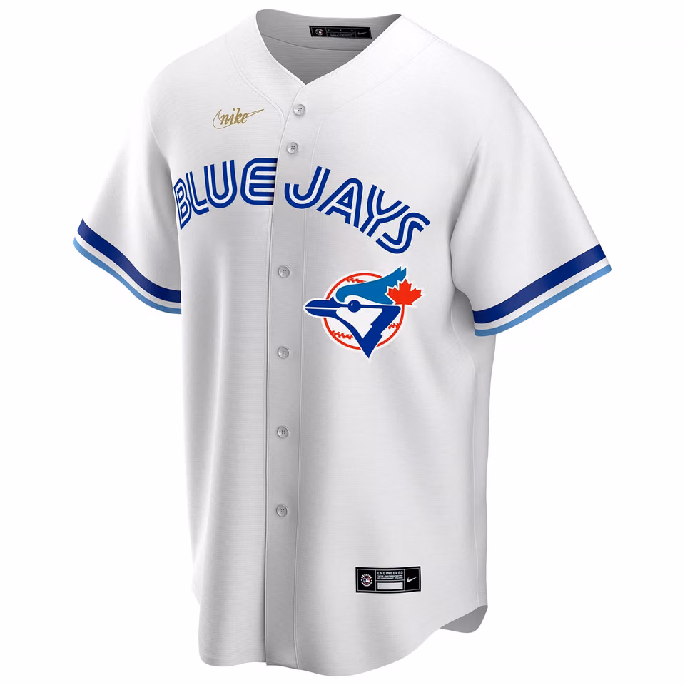 Toronto Blue Jays Cooperstown Collection Nike MLB Jersey White view 1