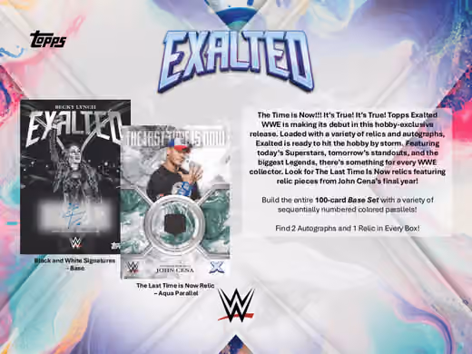 2025 Topps Exalted WWE Hobby Box view 2