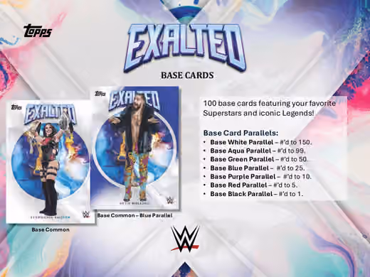 2025 Topps Exalted WWE Hobby Box view 3