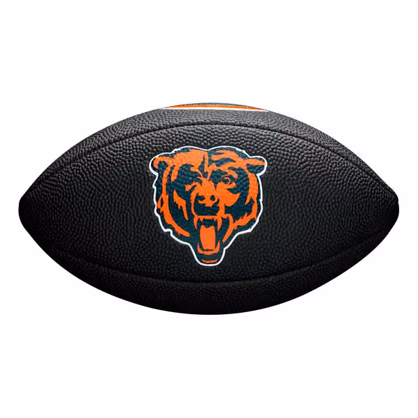 Chicago Bears NFL Wilson Mini Football Black view 3