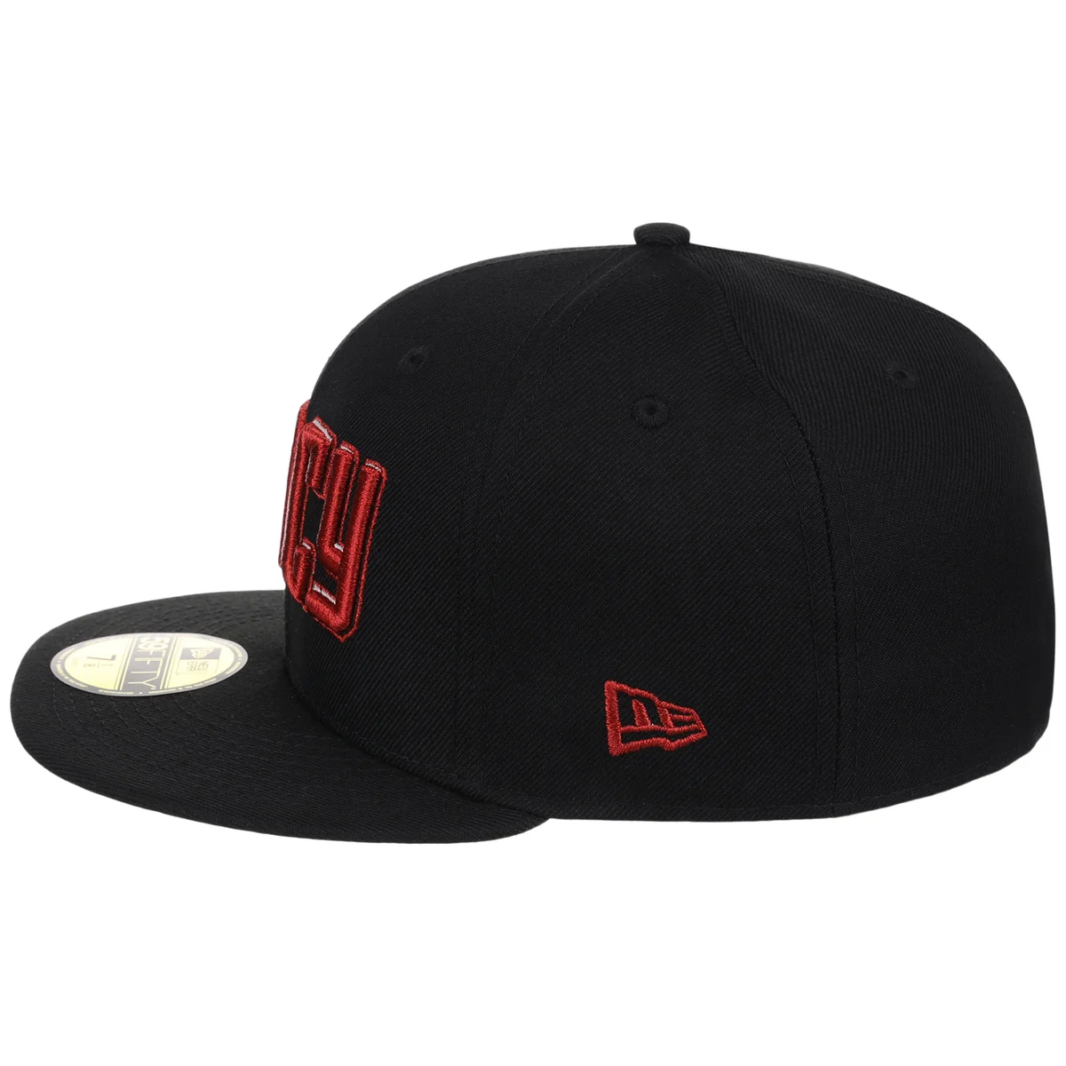 Cincinnati Reds MLB City Connect - Black Metallics New Era 59FIFTY detail view
