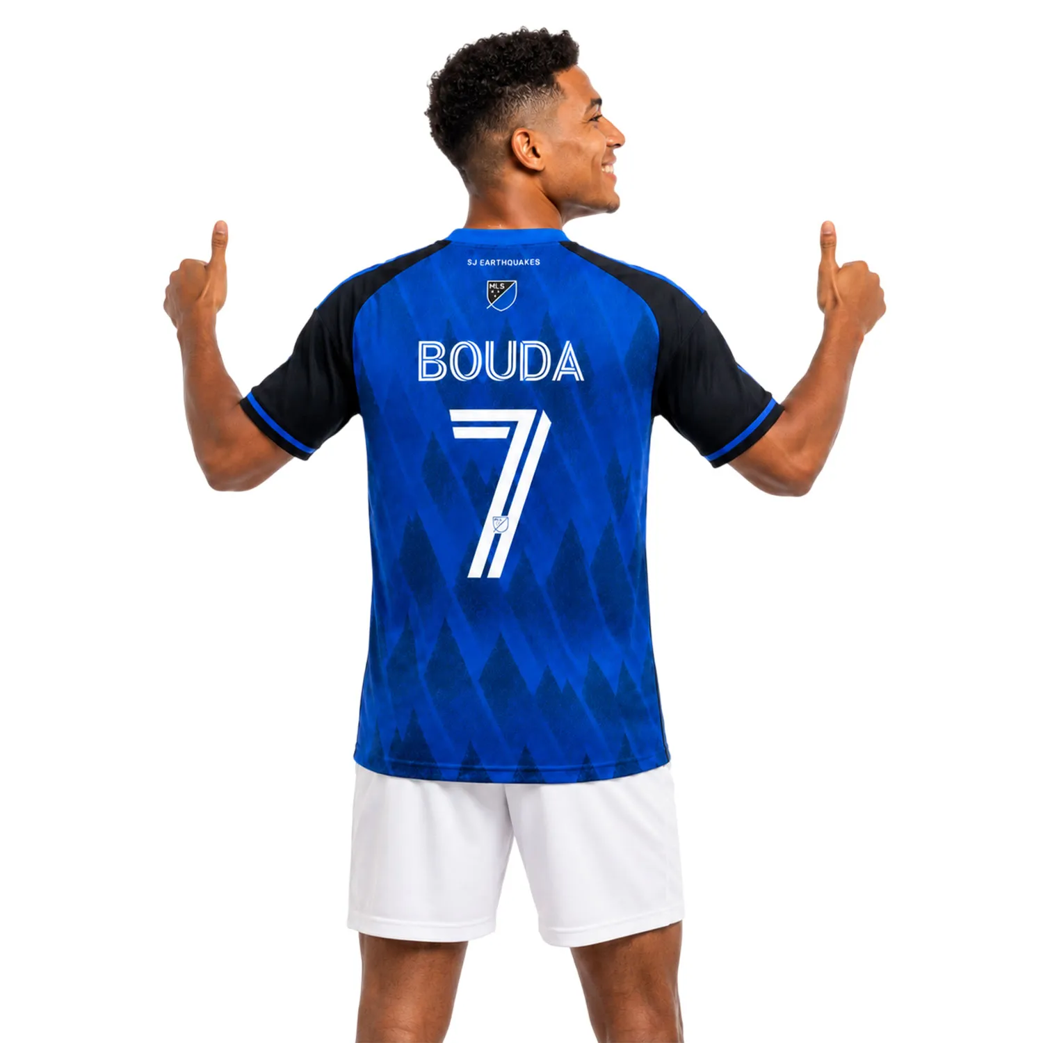Ousseni Bouda SJ Earthquakes Jersey Ultimate Blue Graphic