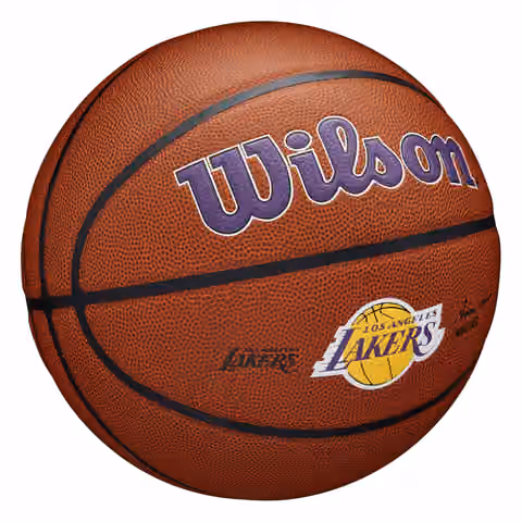 Los Angeles Lakers Wilson Team Alliance NBA Basketball (Size 7) view 3