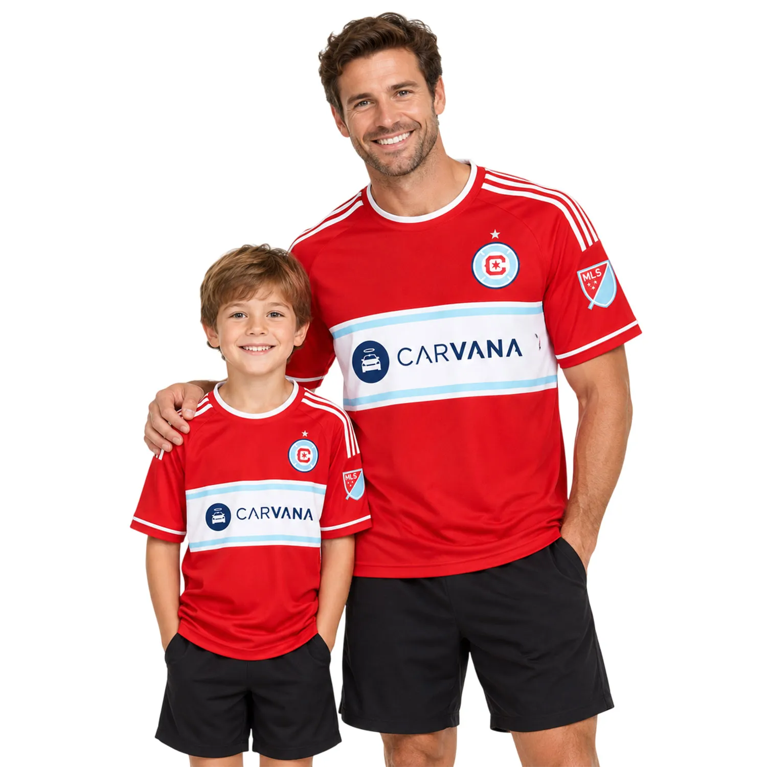 Kids Chicago Fire Home Jersey Custom Special Fan Gear
