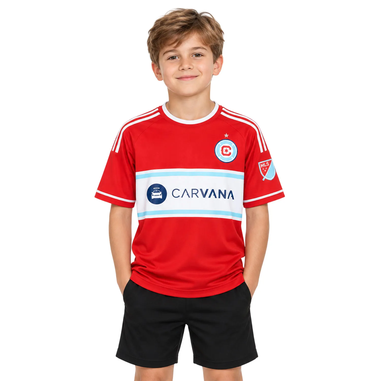 Kids Chicago Fire Home Jersey Custom Special Fan Gear