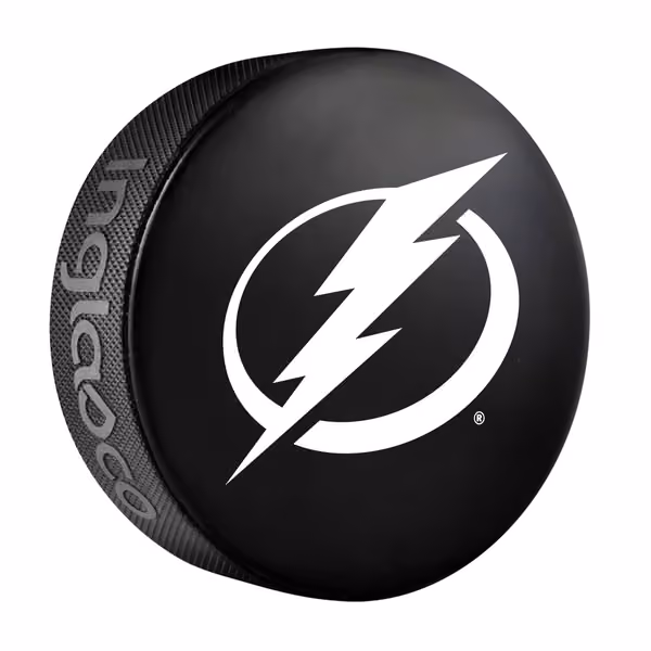 Tampa Bay Lightning Logo Souvenir Collector NHL Puck view 1