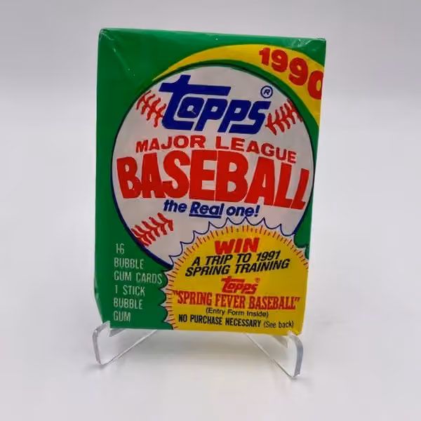 1990 Topps Baseball Vintage MLB Pack view 1
