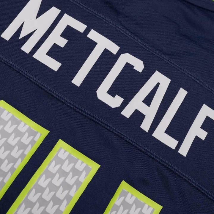 DK Metcalf #14 Seattle Seahawks Nike Game NFL Jersey Navy (WOMEN'S) view 4