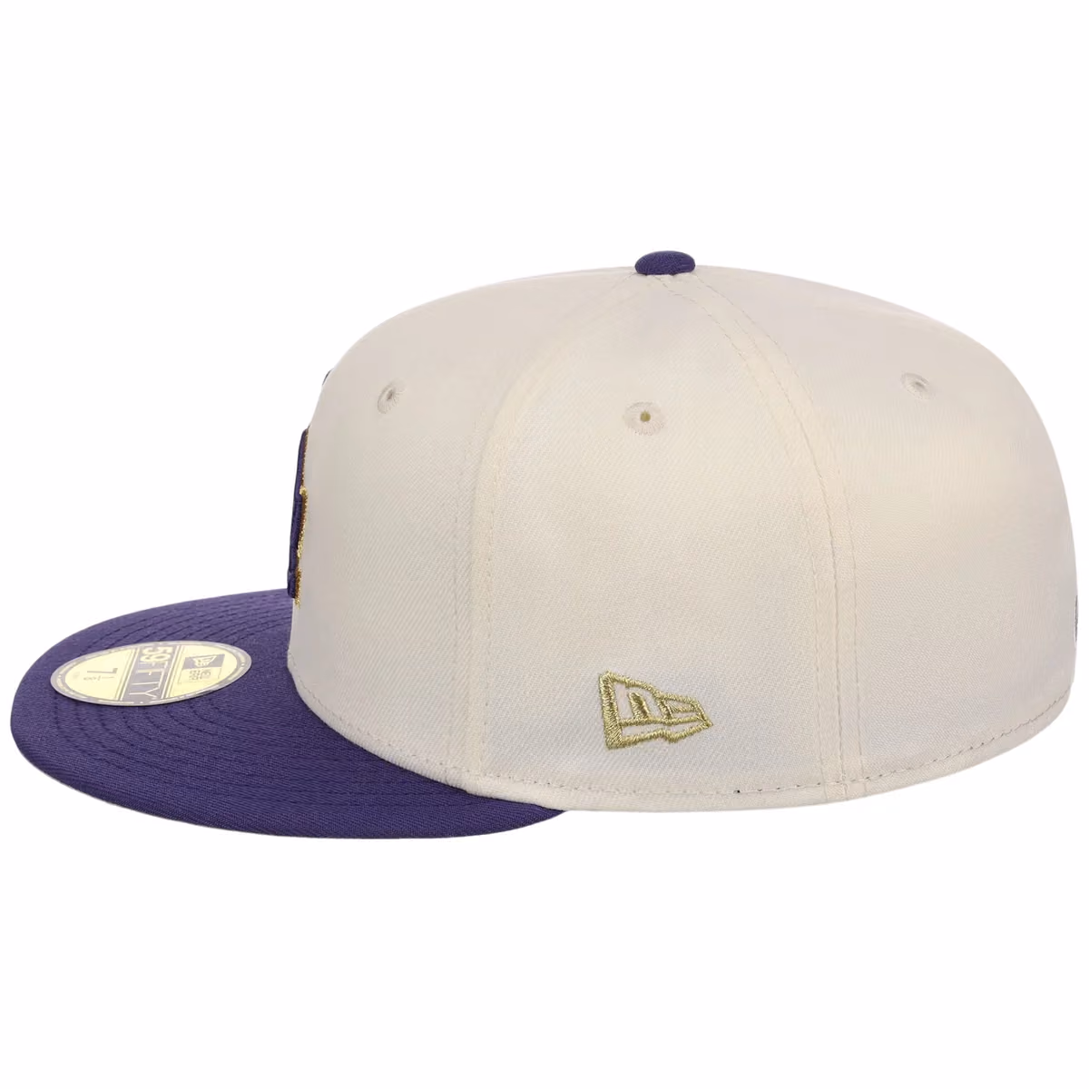 Los Angeles Dodgers Apex Venom New Era 59FIFTY (Chrome/Purple) detail view