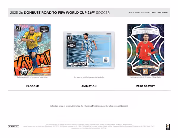 2025/26 Panini Donruss Road to FIFA World Cup Football Blaster Box view 3