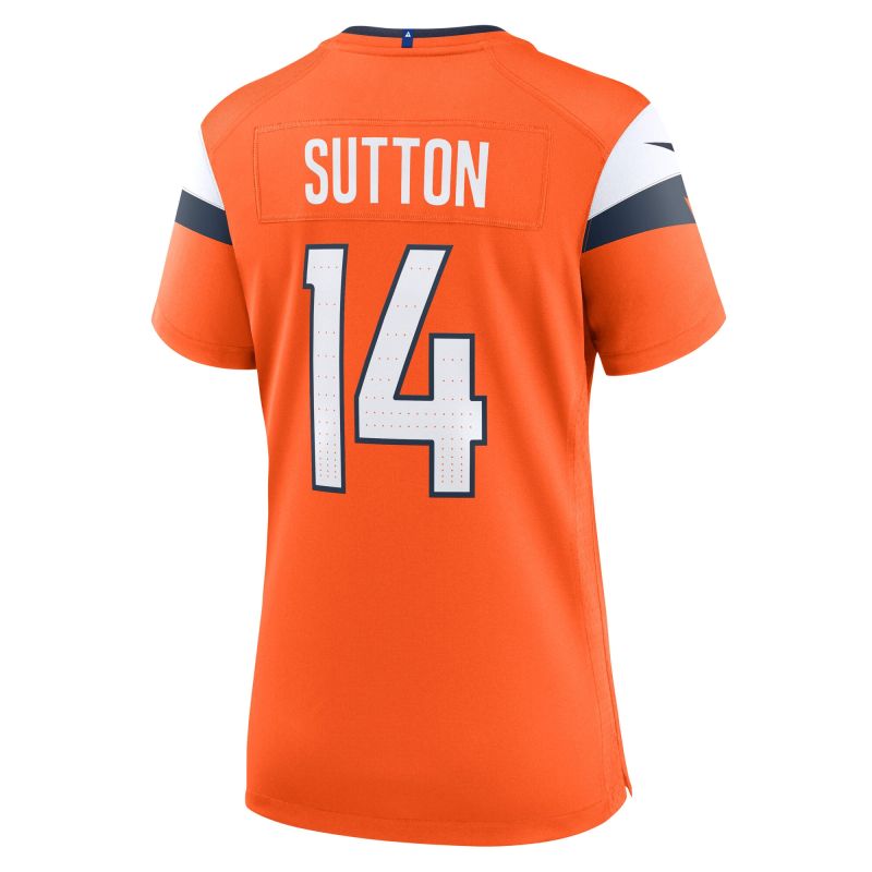 Courtland Sutton #14 Denver Broncos Nike Game NFL Jersey Orange (WOMEN'S) view 3