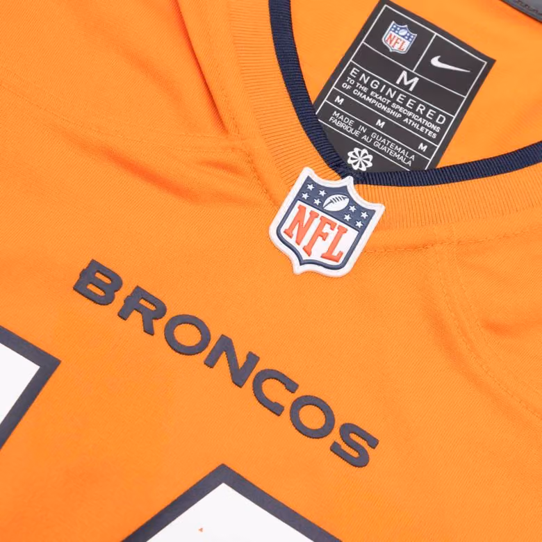 Courtland Sutton #14 Denver Broncos Nike Game NFL Jersey Orange (WOMEN'S) view 5