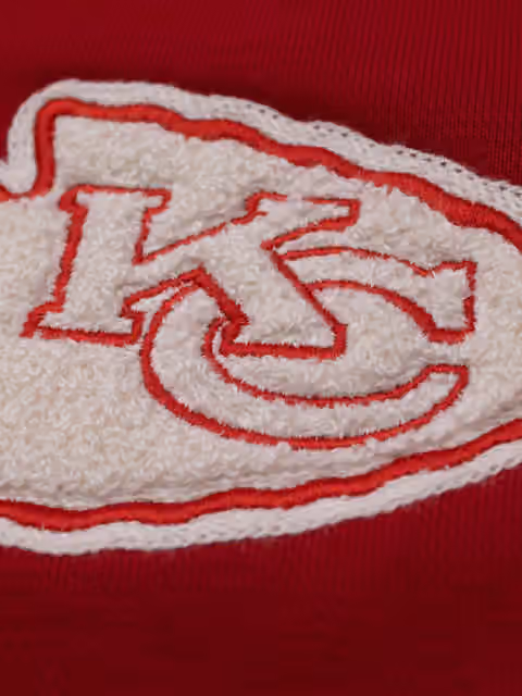 Kansas City Chiefs Letterman Hooded NFL Jacket Red view 3