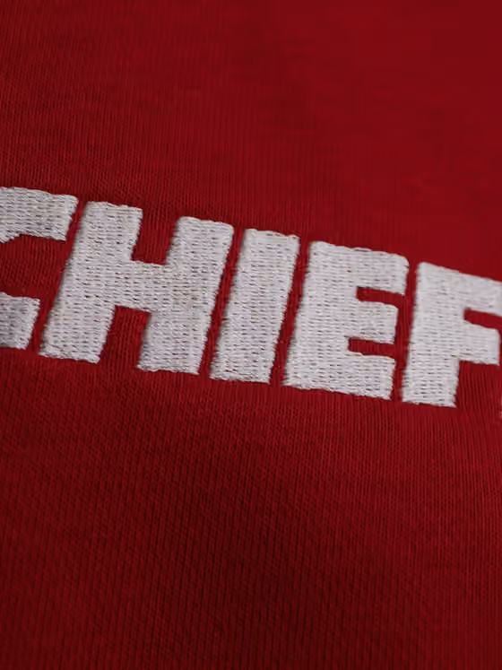 Kansas City Chiefs Letterman Hooded NFL Jacket Red view 4