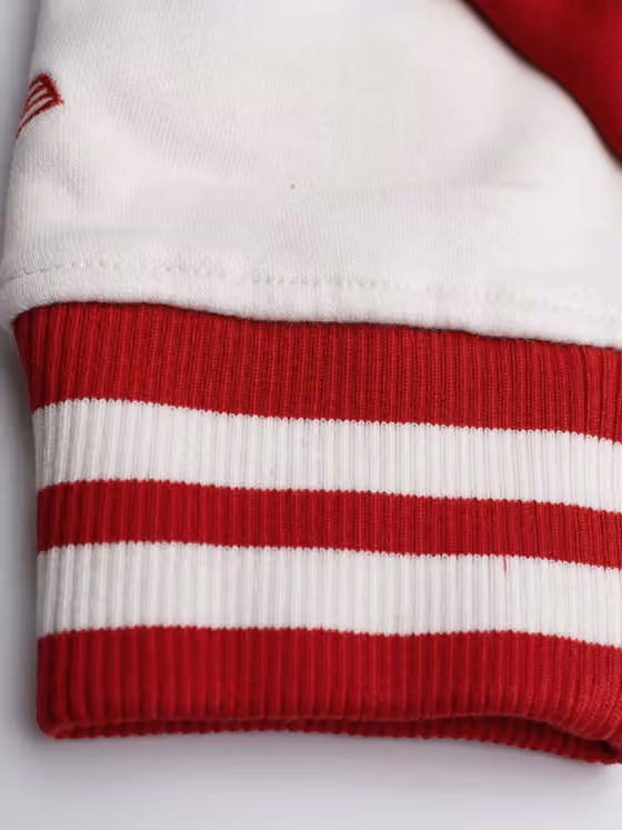 Kansas City Chiefs Letterman Hooded NFL Jacket Red view 5