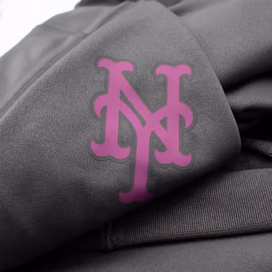 New York Mets City Connect 2026 MLB Authentic Therma Hoodie Anthracite view 4