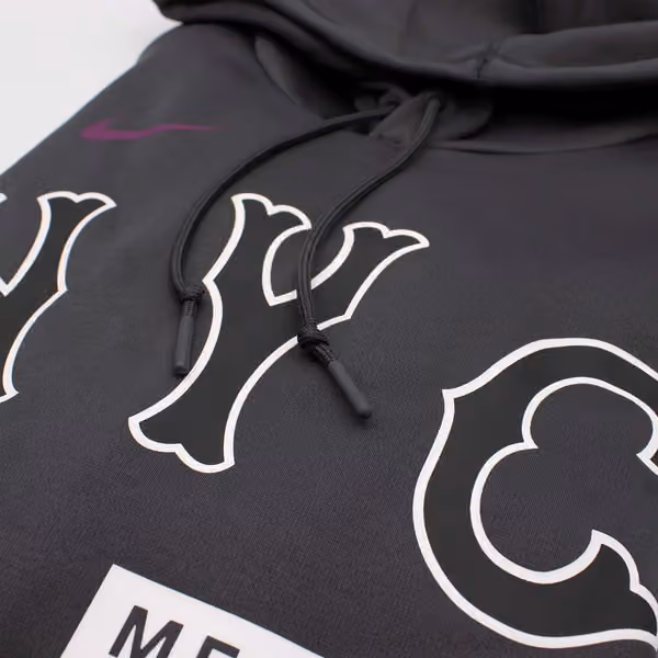 New York Mets City Connect 2026 MLB Authentic Therma Hoodie Anthracite view 3