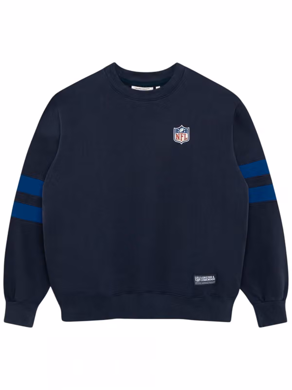 Benjamin als Footballer L&L '96 Crew Box NFL Sweater Navy view 2