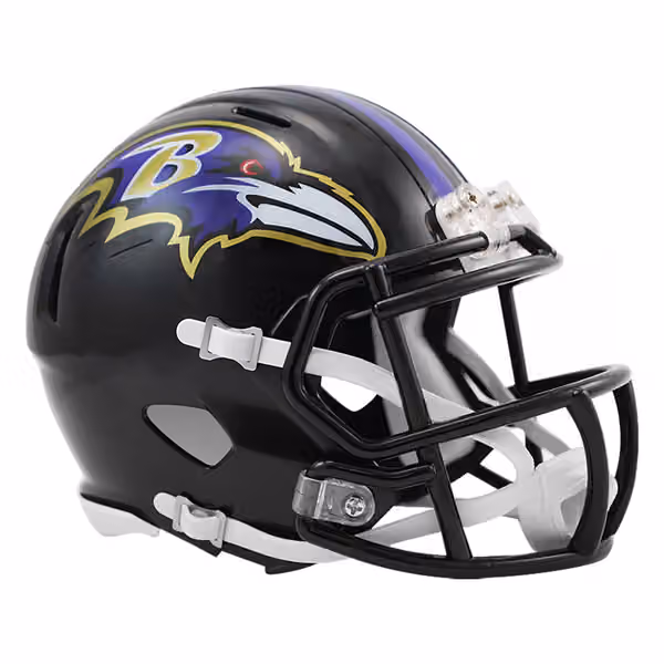 Baltimore Ravens Riddell Football NFL Speed Mini Helmet view 1