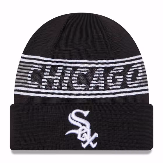 Chicago White Sox Authentic 2024 MLB Clubhouse New Era Beanie Knit product photo