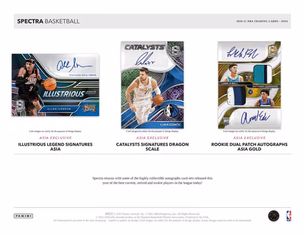 2020/21 Panini Spectra Basketball Asia Tmall Box NBA view 3