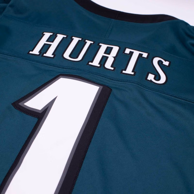 Jalen Hurts #1 Philadelphia Eagles 2026 Stitched Limited NFL Jersey Green view 4