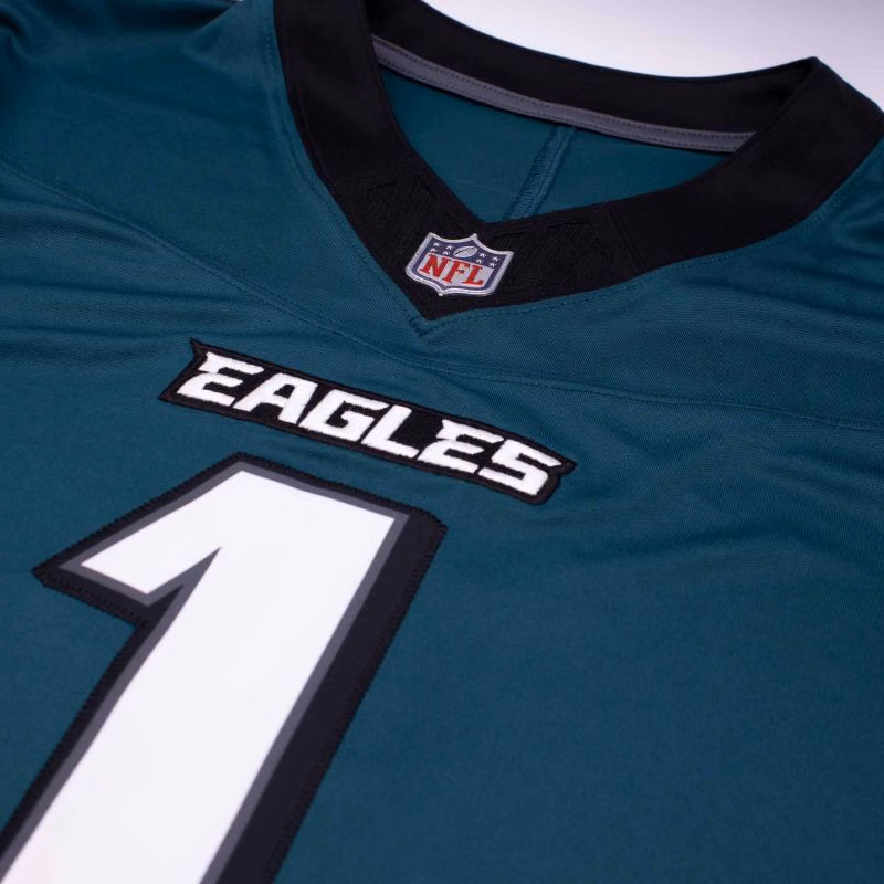 Jalen Hurts #1 Philadelphia Eagles 2026 Stitched Limited NFL Jersey Green view 6