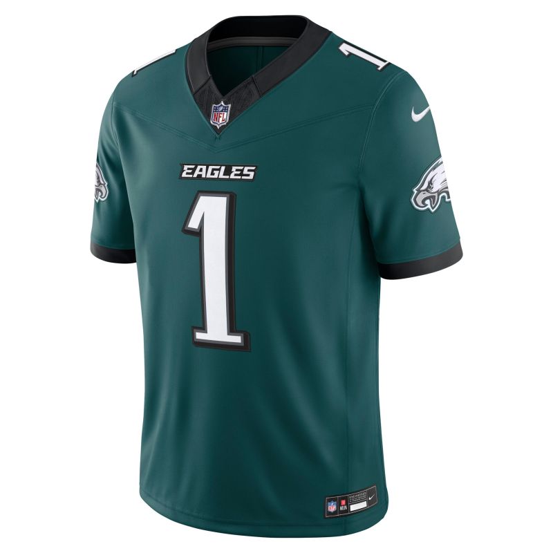 Jalen Hurts #1 Philadelphia Eagles 2026 Stitched Limited NFL Jersey Green view 2