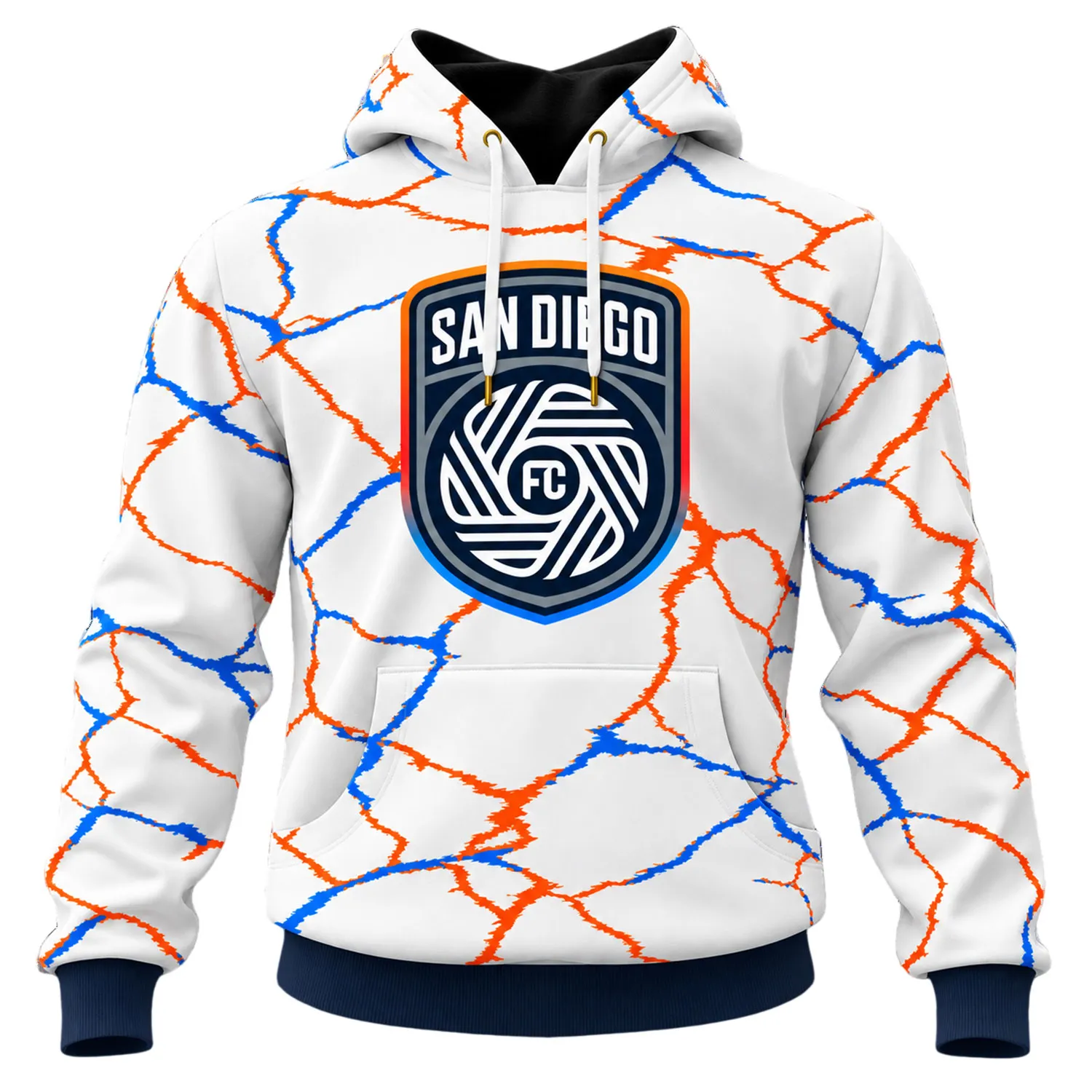 San Diego FC Away Hoodie - Vibrant Fan Kit