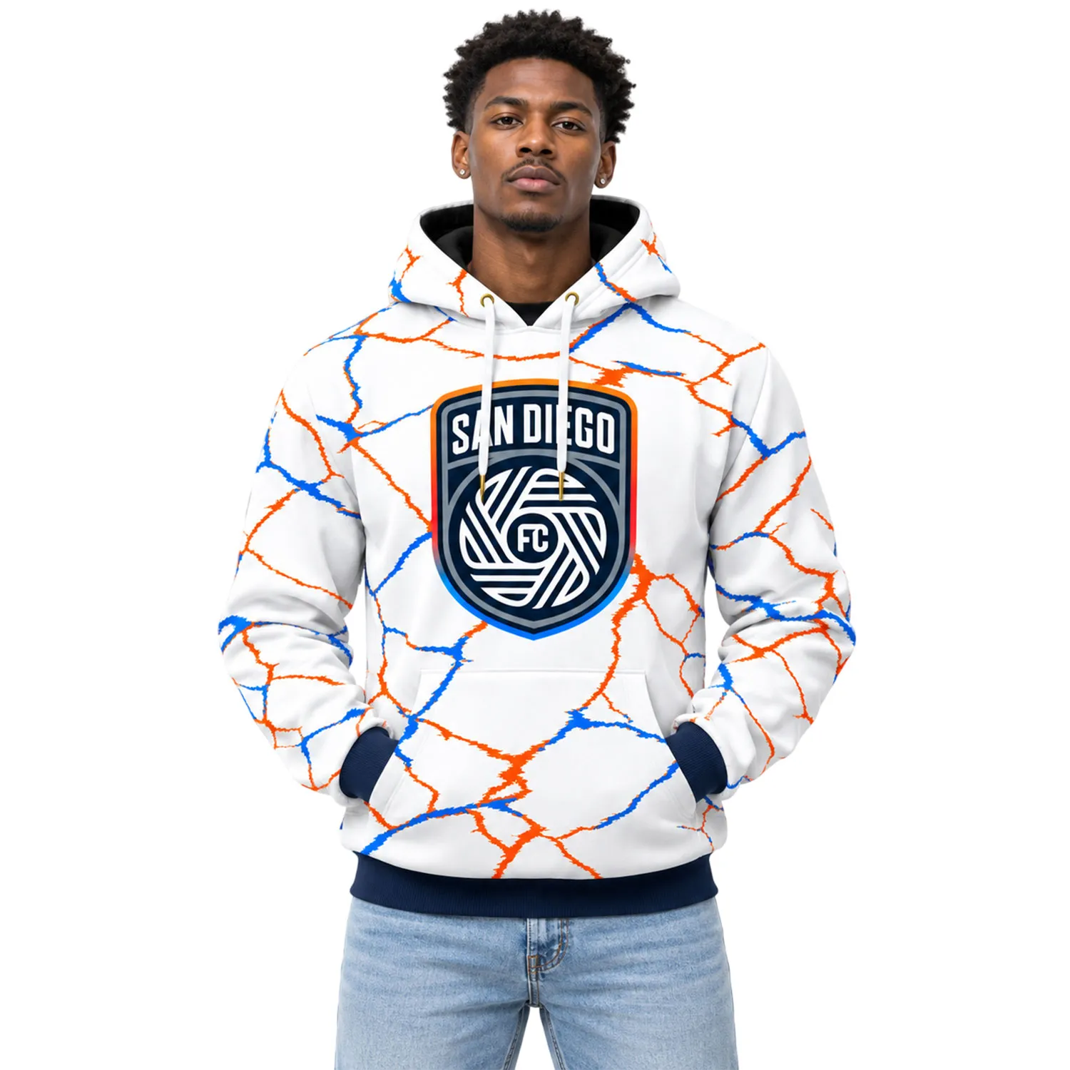 San Diego FC Away Hoodie - Vibrant Fan Kit