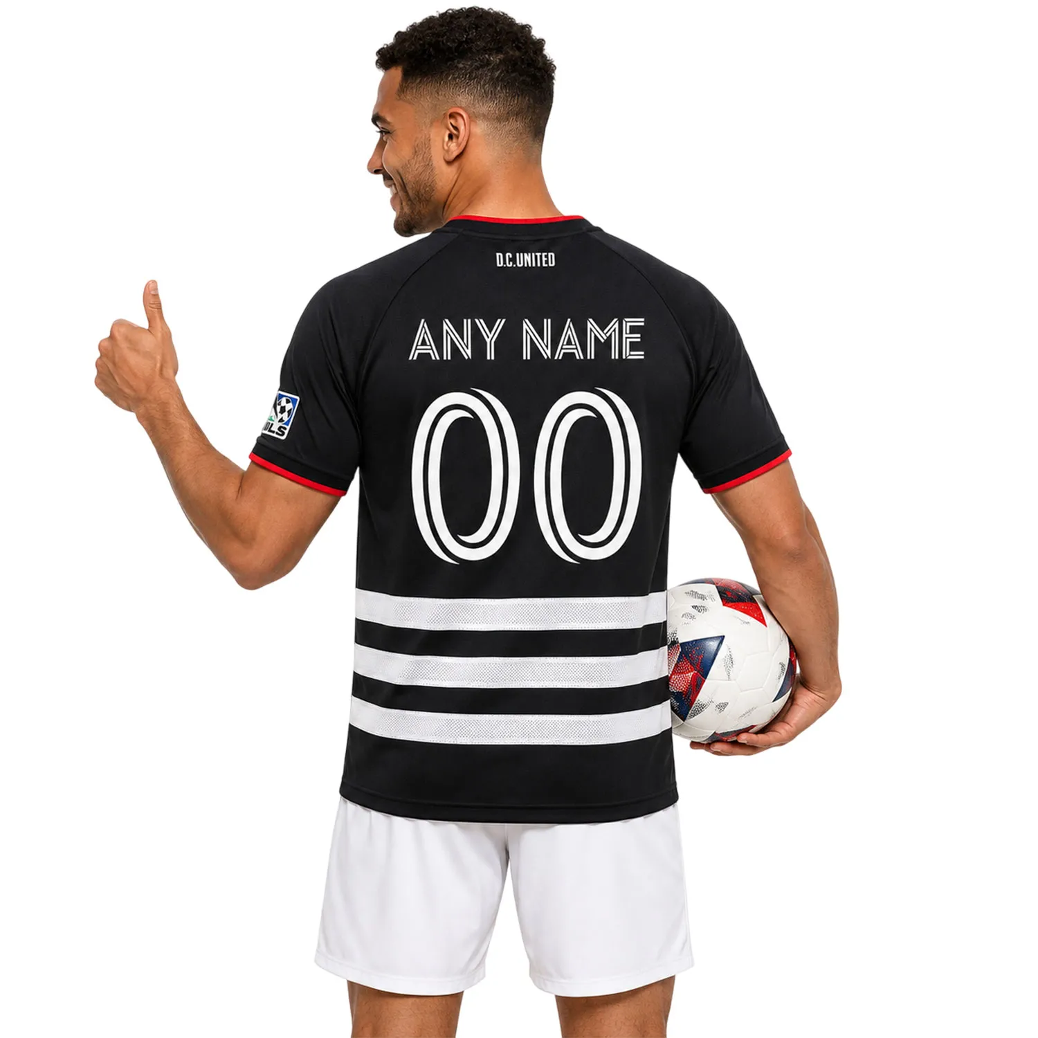 DC United Soccer Jersey Custom Name – Victory Fit