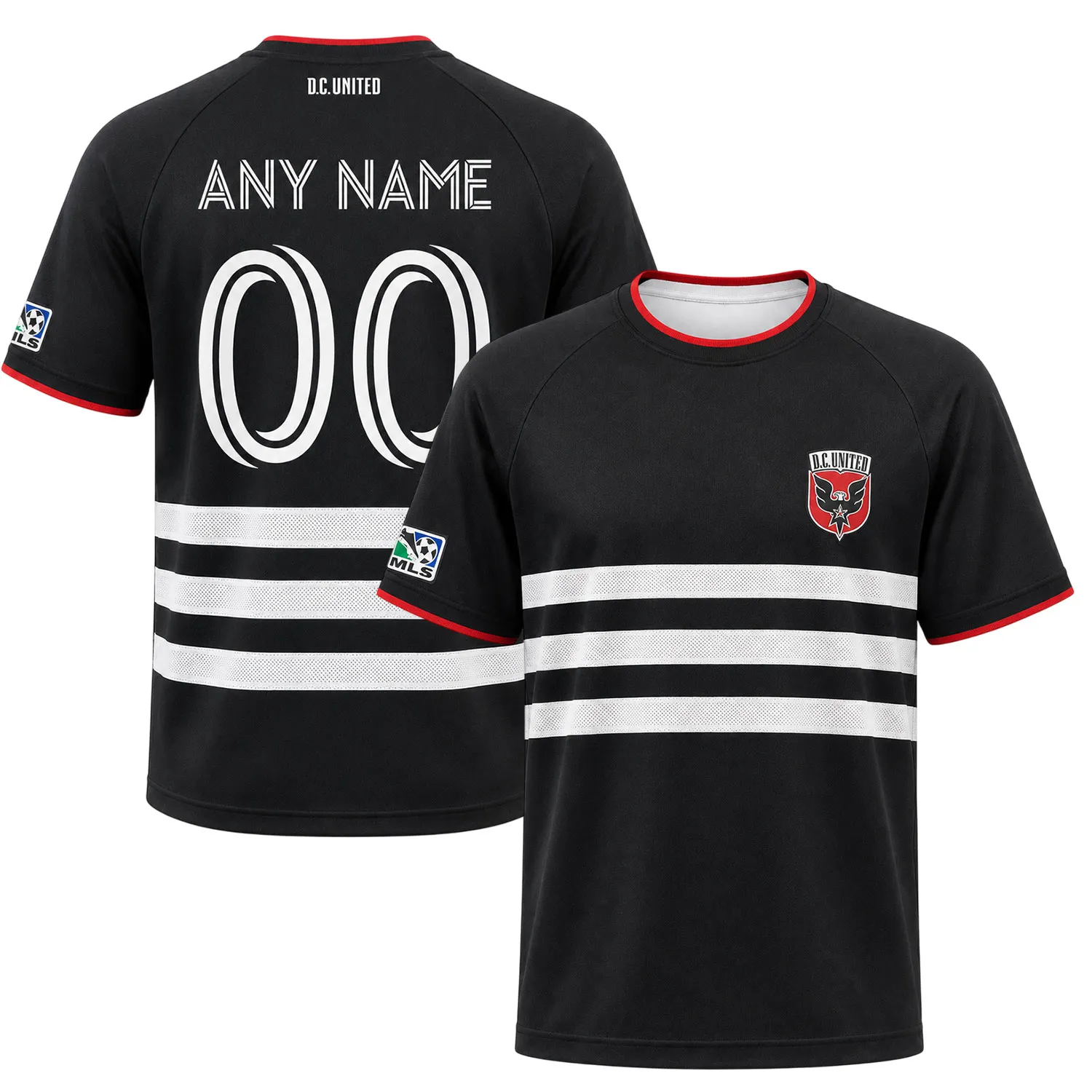 DC United Soccer Jersey Custom Name – Victory Fit