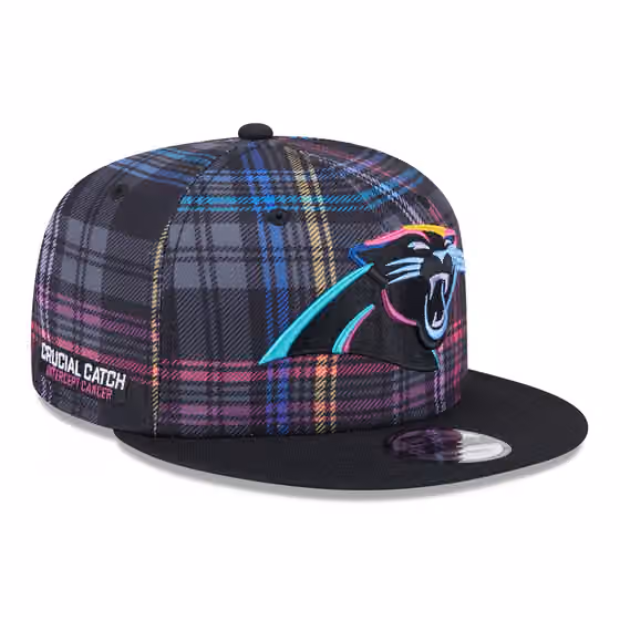 Carolina Panthers 2024 NFL Crucial Catch New Era 9FIFTY Snapback Cap product photo