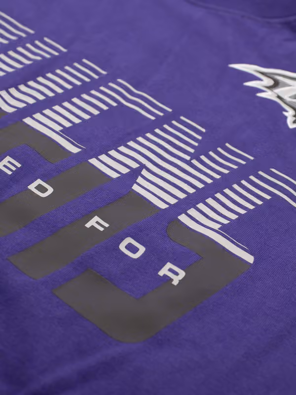 Baltimore Ravens 2026 NFL Sideline Team Issue Dri-Fit T-Shirt Purple view 4