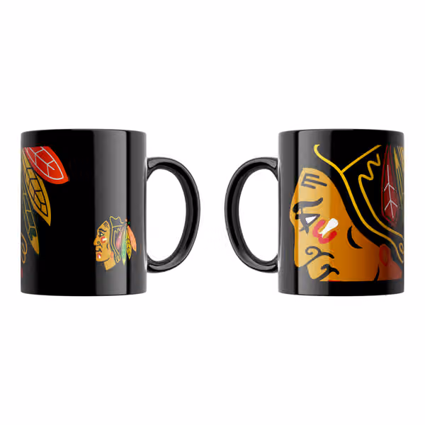 Chicago Blackhawks Oversized Logo NHL Mug (330 ml) view 1